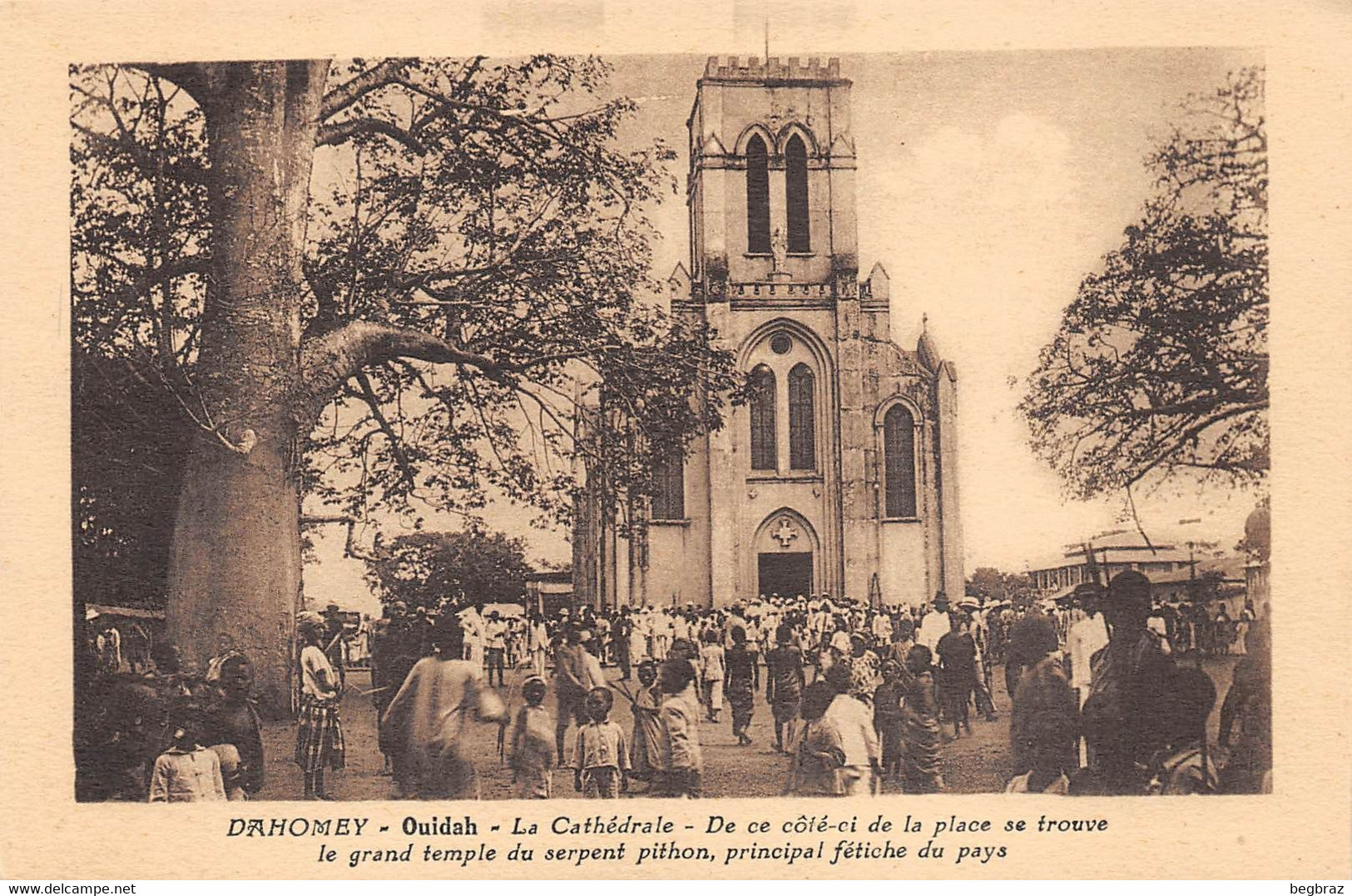 OUIDAH    CATHEDRALE - Dahomey