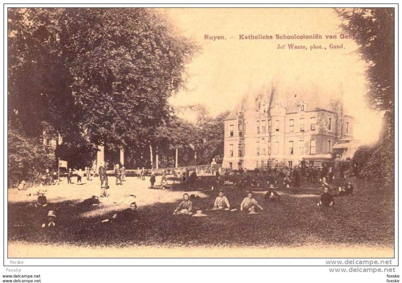 * 2.132  RUYEN / Kluisbergen- Katholieke Schoolcoloniën Van Gent - Kasteel - Château * - Kluisbergen