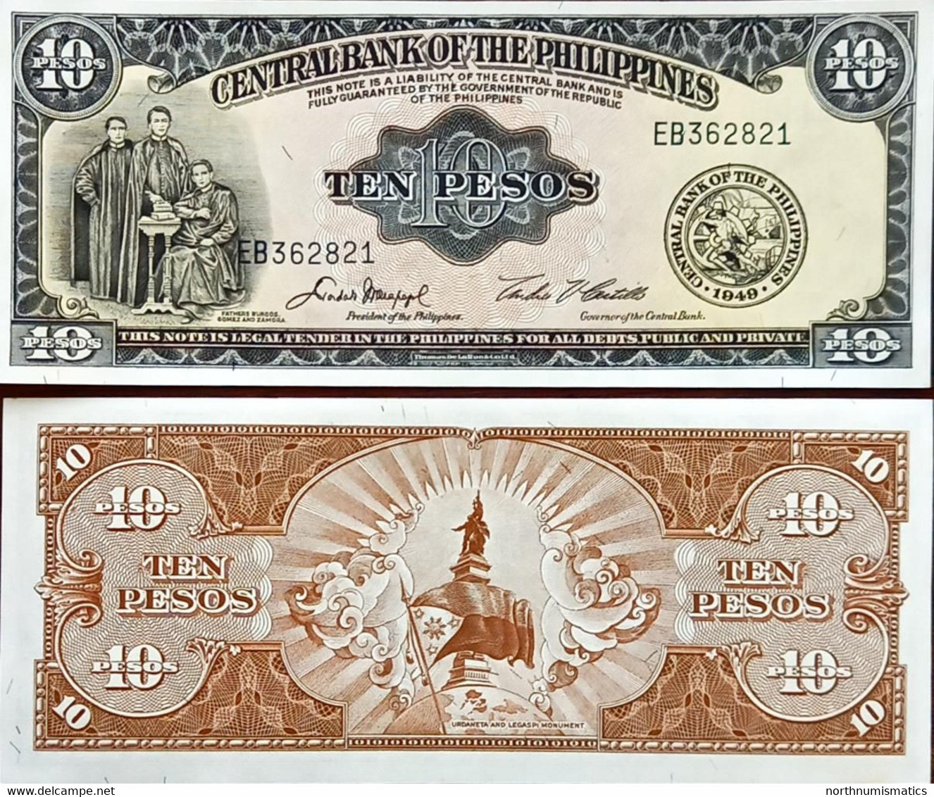 Philippines 10 Pesos Unc - Philippines
