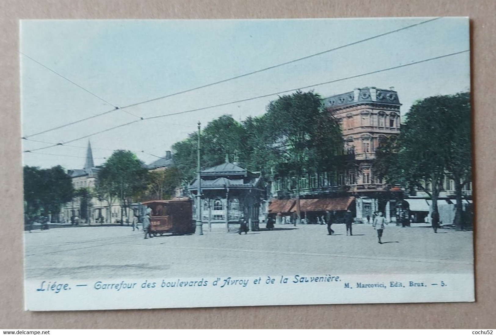 Liège, 1900’s – Carrefour Des Boulevards D’Avroy Et De La Sauvenière----Marcovici, Bruxelles - 5 (Non écrite/Unwritten) - Liege