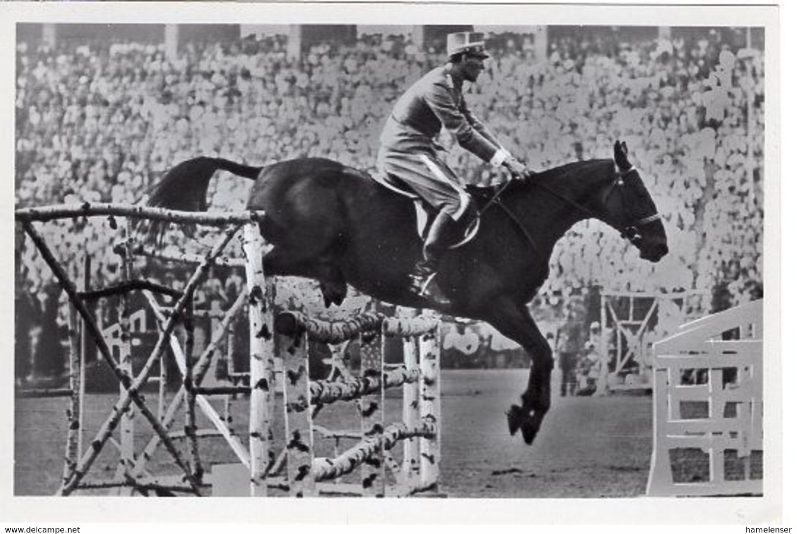 51721 - Deutsches Reich - 1936 - Sommerolympiade Berlin - Schweden, "Aida" Unter Prinz Gustav Adolf - Paardensport