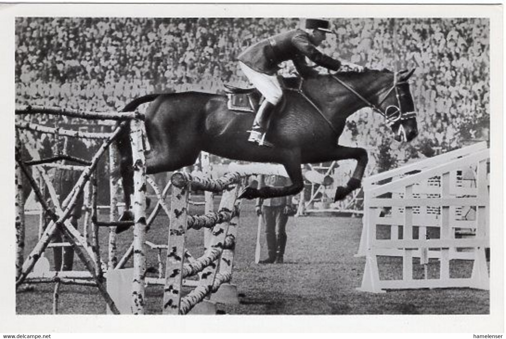 51722 - Deutsches Reich - 1936 - Sommerolympiade Berlin - Frankreich, "Adriano" Unter Leutnant De Tilliere - Horse Show