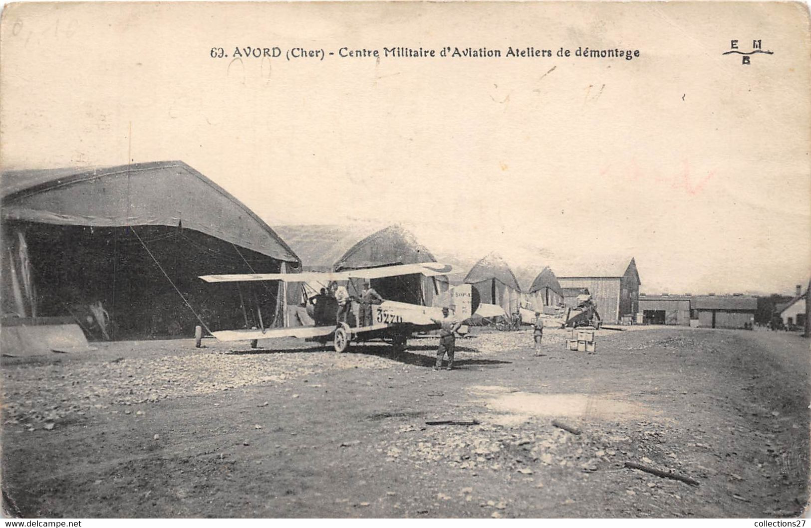 18-AVORD- CENTRE MILITAIRE D'AVIATION ATELIERS DE DEMONTAGE - Avord