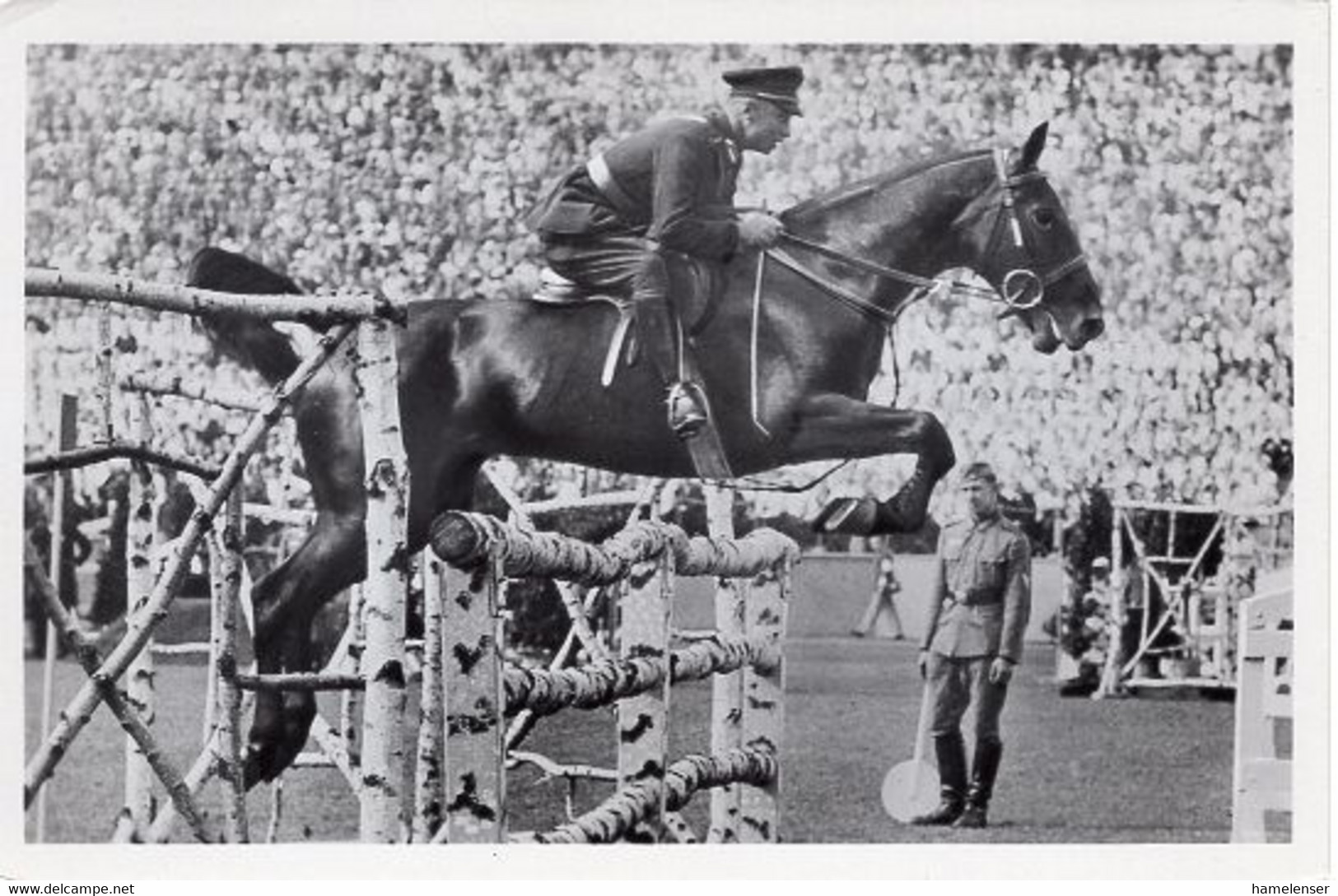 51726 - Deutsches Reich - 1936 - Sommerolympiade Berlin - Tuerkei, "Sapkin" Unter Rittmeister Kula - Horse Show