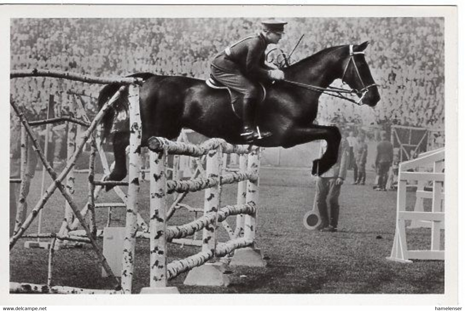 51730 - Deutsches Reich - 1936 - Sommerolympiade Berlin - Rumaenien, "Hunter" Unter Oberleutnant Tudoran - Ippica