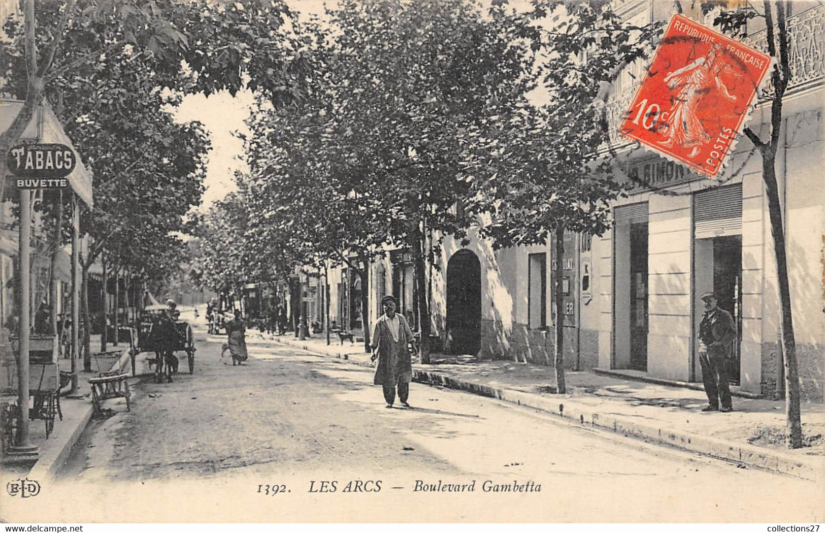 83-LES-ARCS- BOULEVARD GAMBETTA - Les Arcs