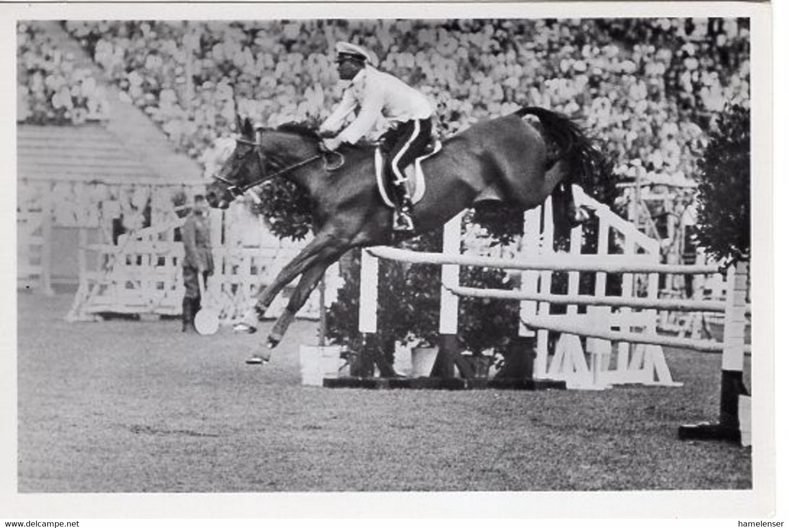 51738 - Deutsches Reich - 1936 - Sommerolympiade Berlin - Bulgarien, "Liquidator" Unter Major Angeloff - Horse Show