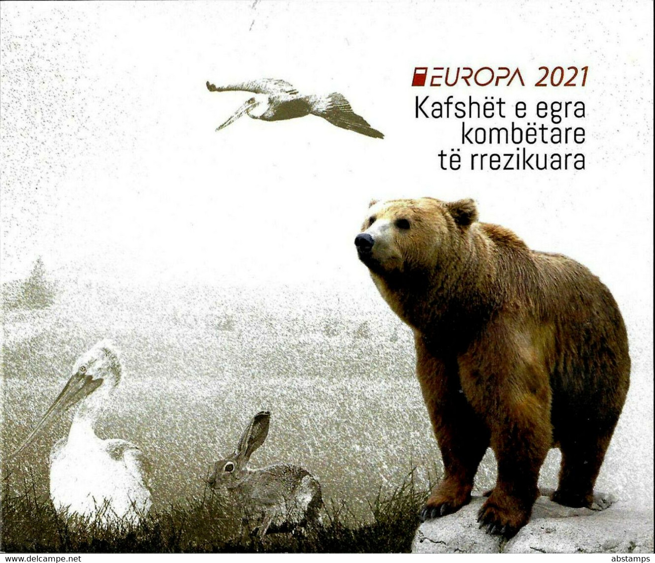 Albania Stamps 2021. Europa CEPT: Endangered National Wildlife. Fauna. Booklet MNH - Albania