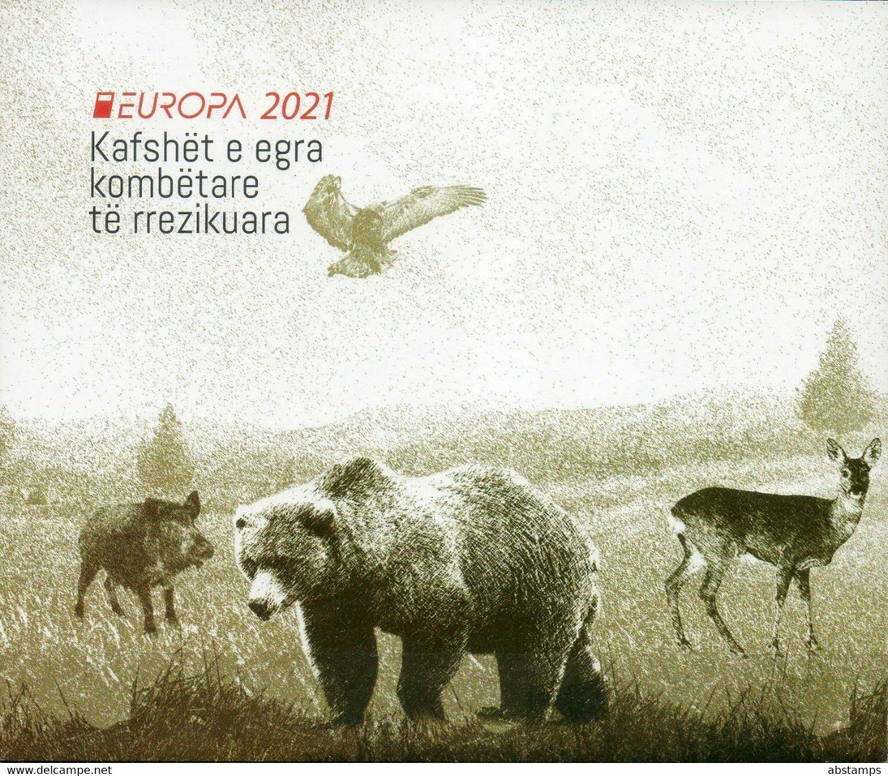 Albania Stamps 2021. Europa CEPT: Endangered National Wildlife. Fauna. Booklet MNH - Albania