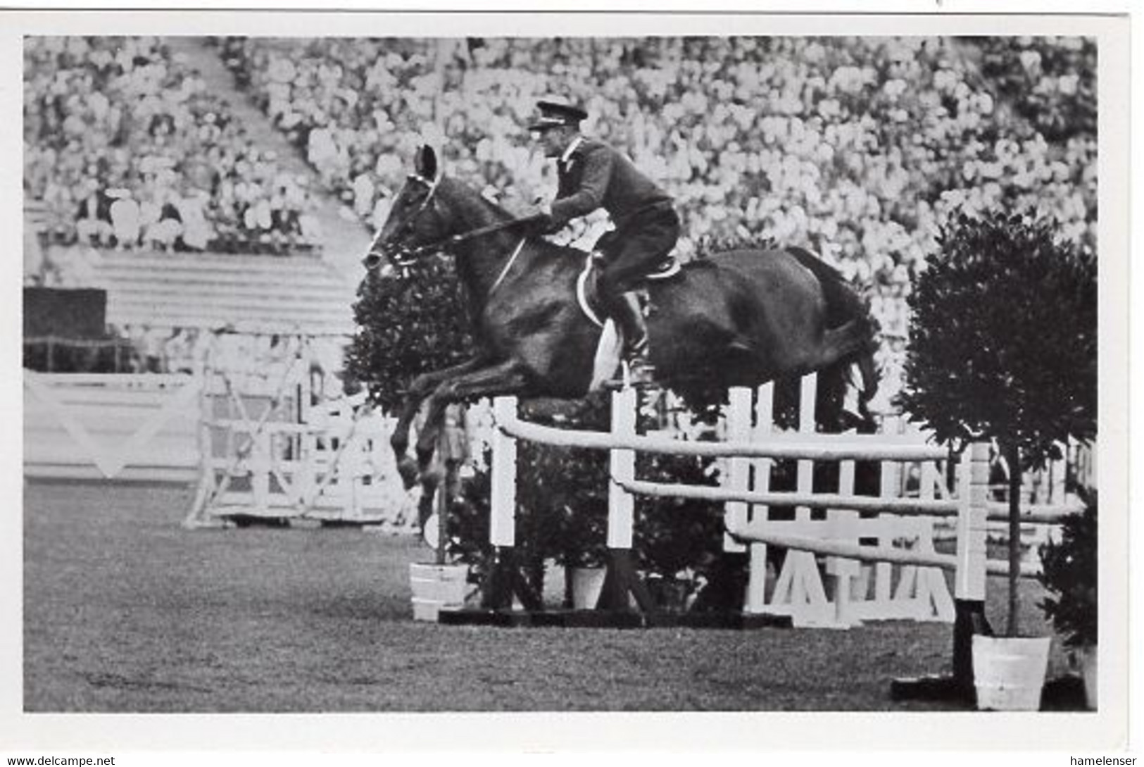 51742 - Deutsches Reich - 1936 - Sommerolympiade Berlin - Tschechoslowakei, "Harlekyn" Unter Capt. Prochazka - Horse Show