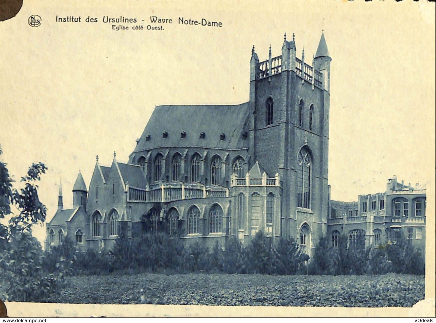 038 229 - CPA - Belgique - Institut Des Ursulines - Wavre Notre-Dame - Eglise Côté Ouest - Sint-Katelijne-Waver