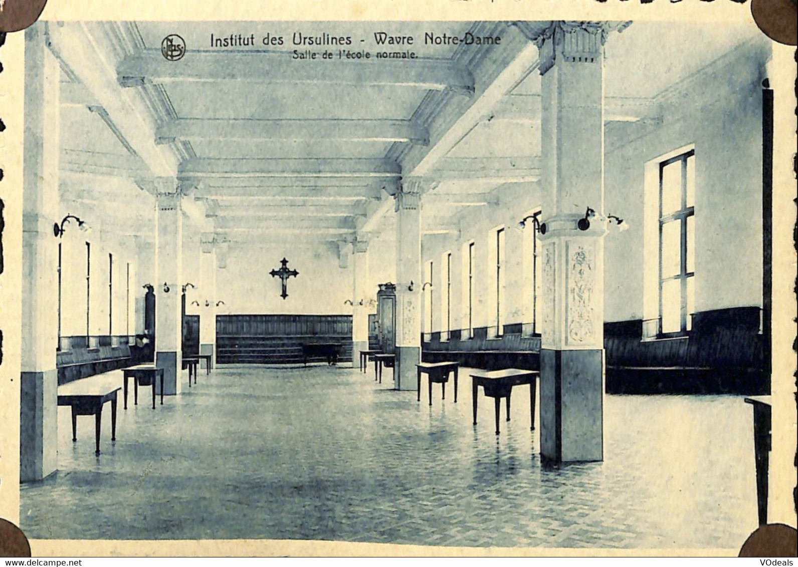 038 230 - CPA - Belgique - Institut Des Ursulines - Wavre Notre-Dame - Salle De L'école Normale - Sint-Katelijne-Waver