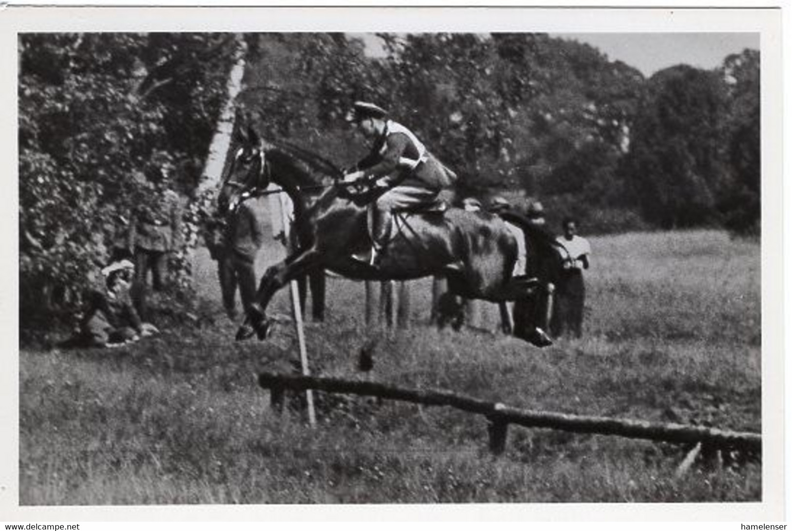 51752 - Deutsches Reich - 1936 - Sommerolympiade Berlin - Grossbritannien, "Bowie Knife" Unter Capt. Fanshawe - Paardensport