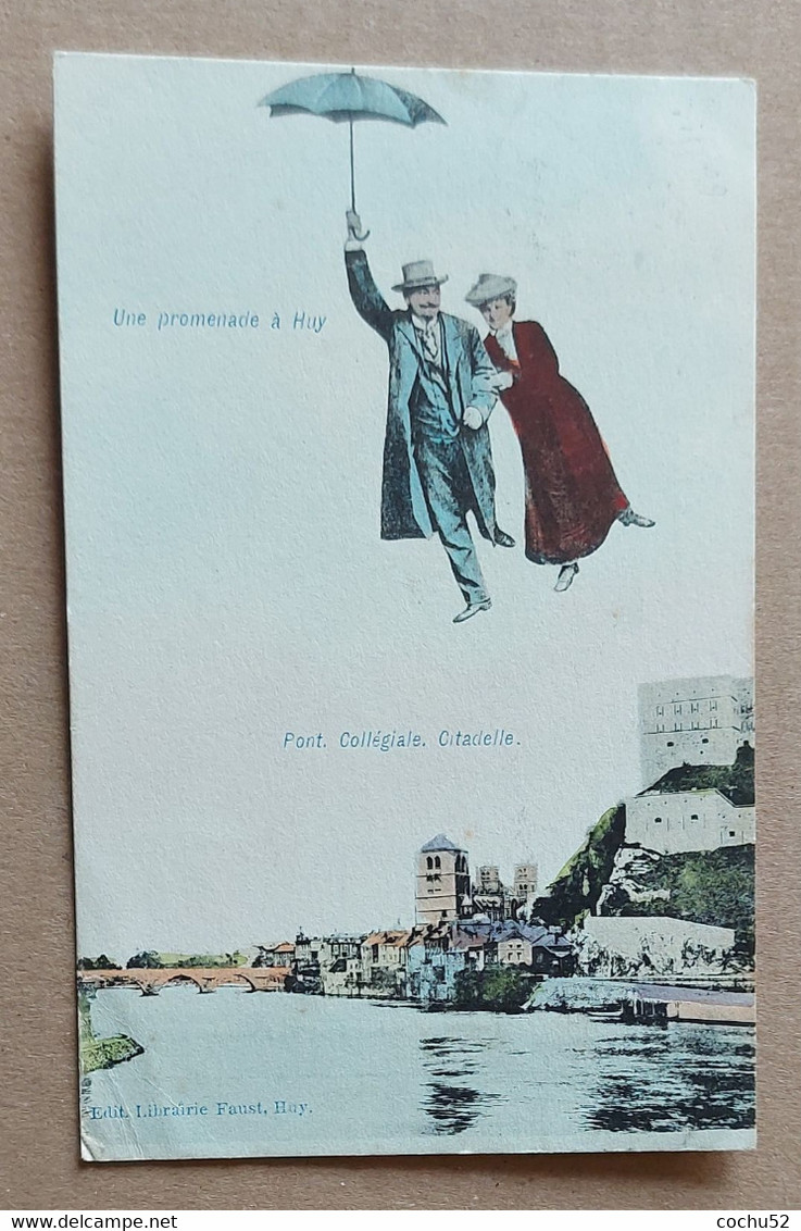 Une Promenade à Huy, 1910’s---Fort-Collégiale-Citadelle---Librairie Faust (écrite/written) - Huy