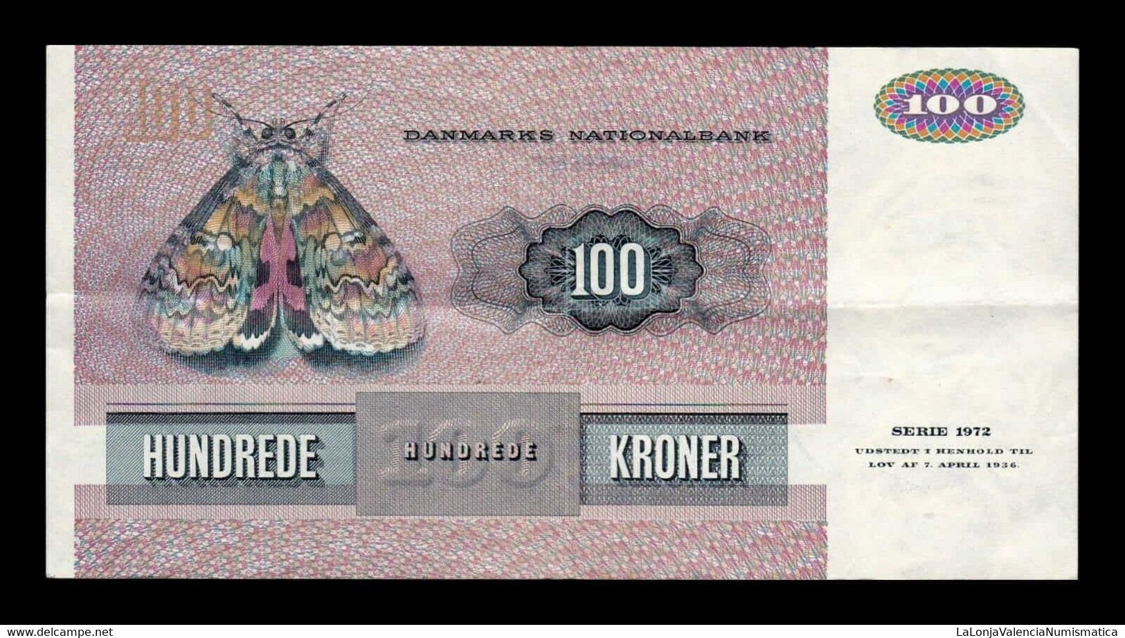 Dinamarca Denmark 100 Kroner 1984 Pick 51k (2) MBC+ VF+ - Denmark