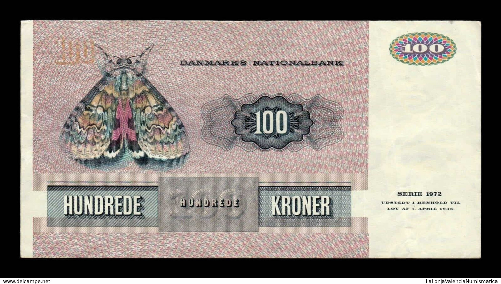 Dinamarca Denmark 100 Kroner 1990 Pick 51t (1) MBC VF - Denmark