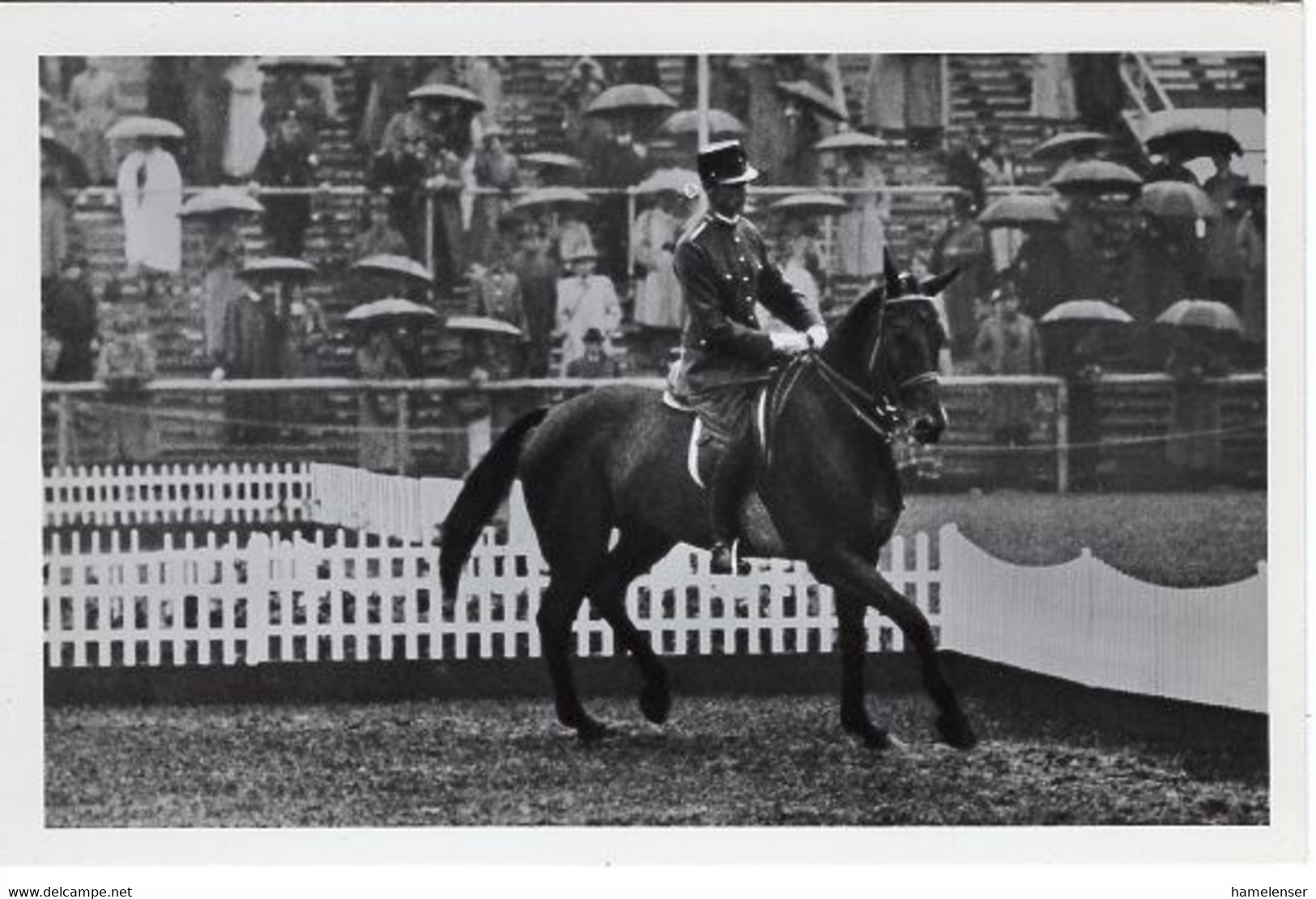 51797 - Deutsches Reich - 1936 - Sommerolympiade Berlin - Ungarn, "Pandur" Unter Hauptmann Endroedy - Paardensport