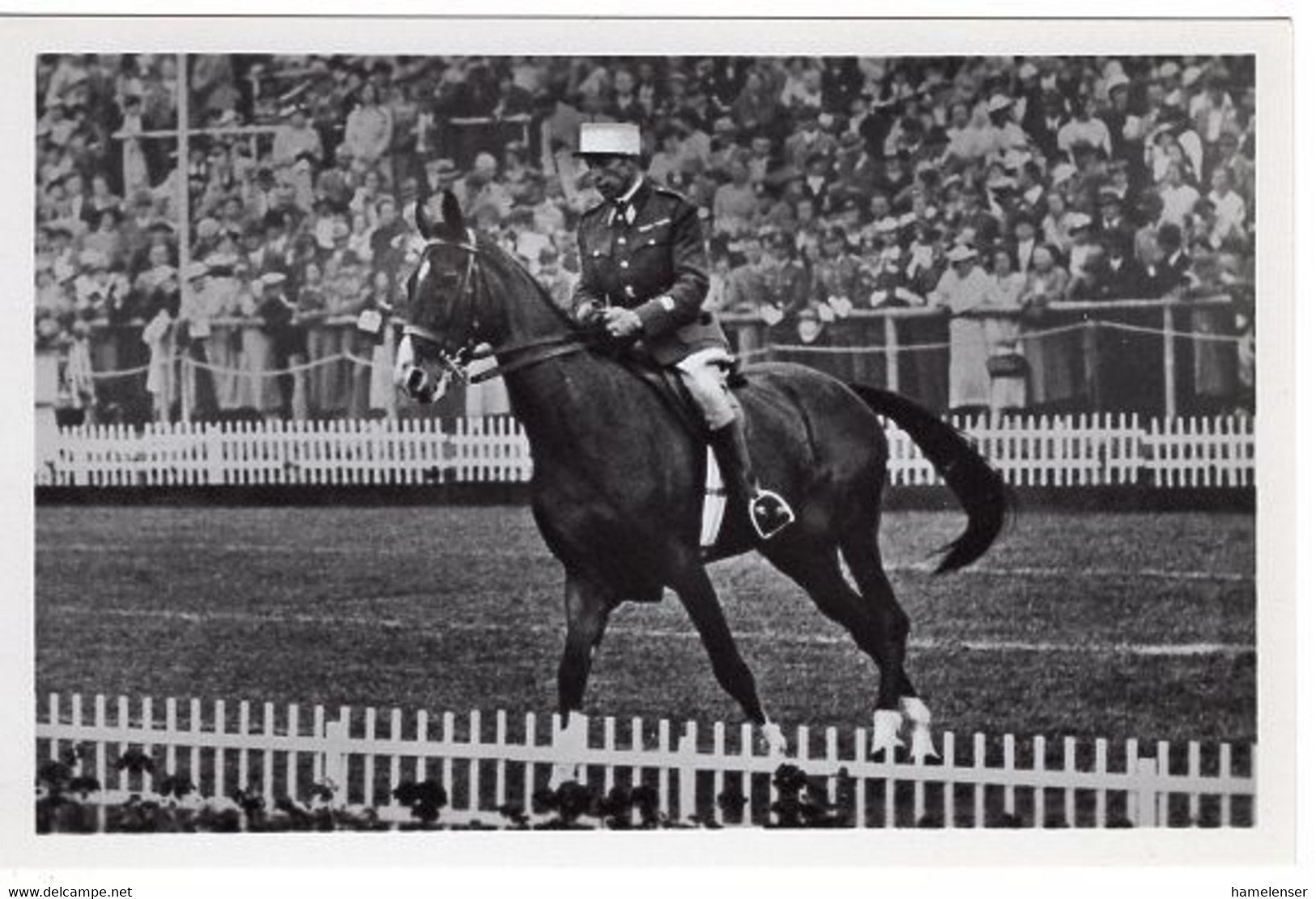 51799 - Deutsches Reich - 1936 - Sommerolympiade Berlin - Frankreich, "Boreal" Unter Capt. De Breuil - Hippisme