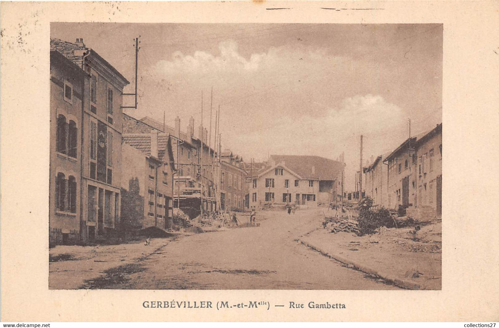 54-GERBEVILLER- RUE GAMBETTA - Gerbeviller