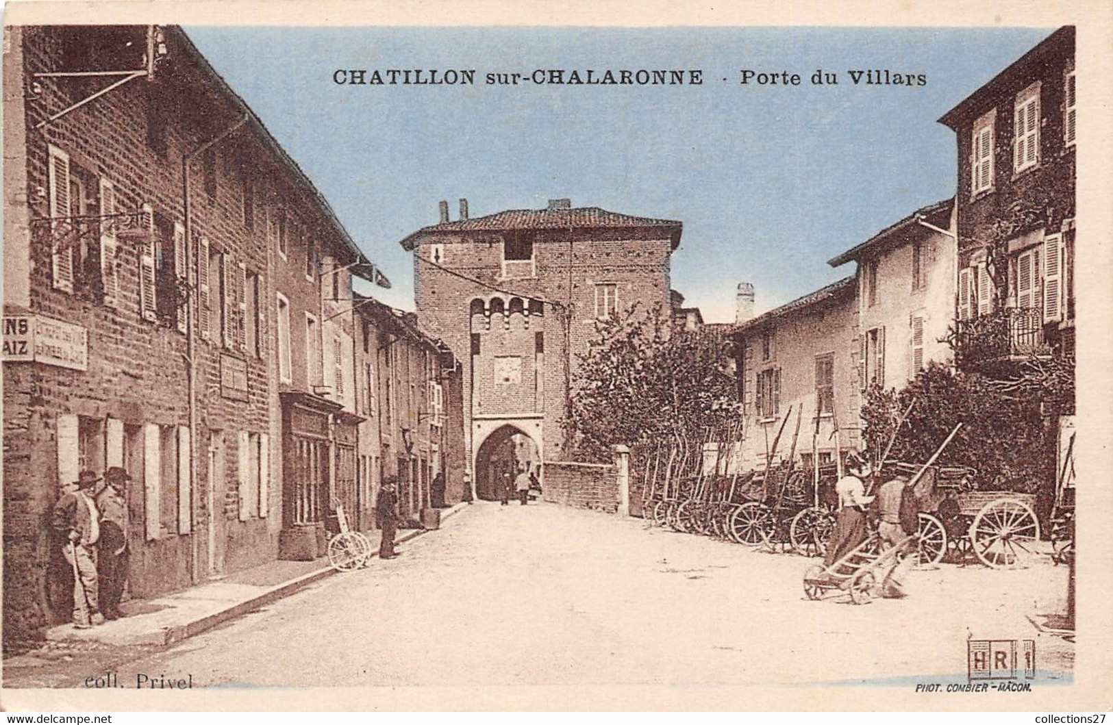 01-CHATILLON-SUR-CHALARONNE-PORTE DU VILLARS - Châtillon-sur-Chalaronne