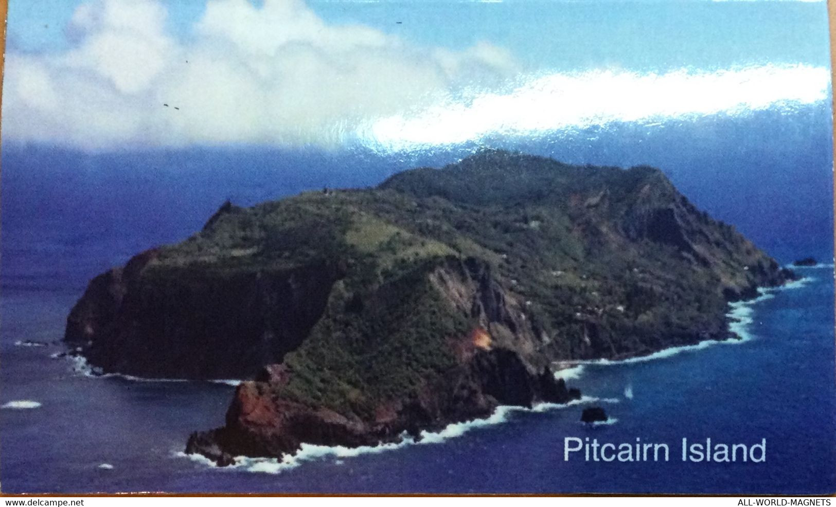 Pitcairn Island Souvenir Fridge Magnet, From Pitcairn Island - Tourism