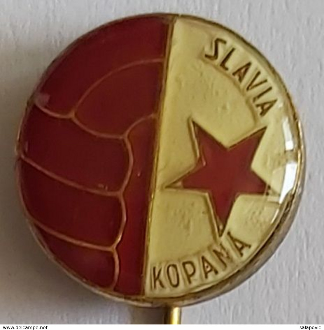 SK SLAVIA KOPANA Czech Republic  Football Soccer Club Fussball Calcio Futbol Futebol PINS BADGES A4/3 - Football