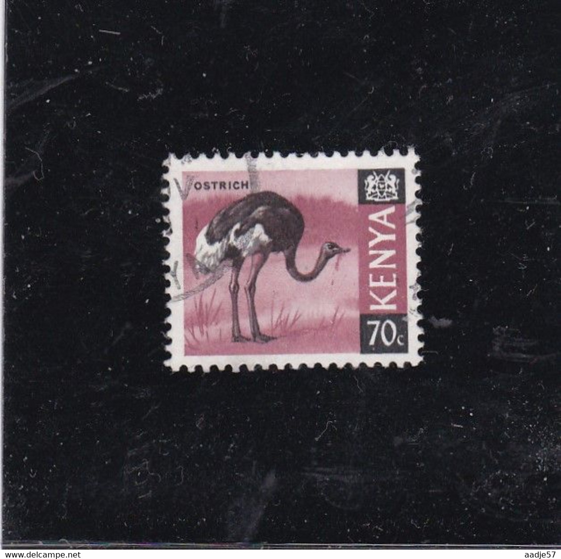 Kenya Kenia 1966-1969 Autriche Struisvogel Yv 27A  Used - Struisvogels