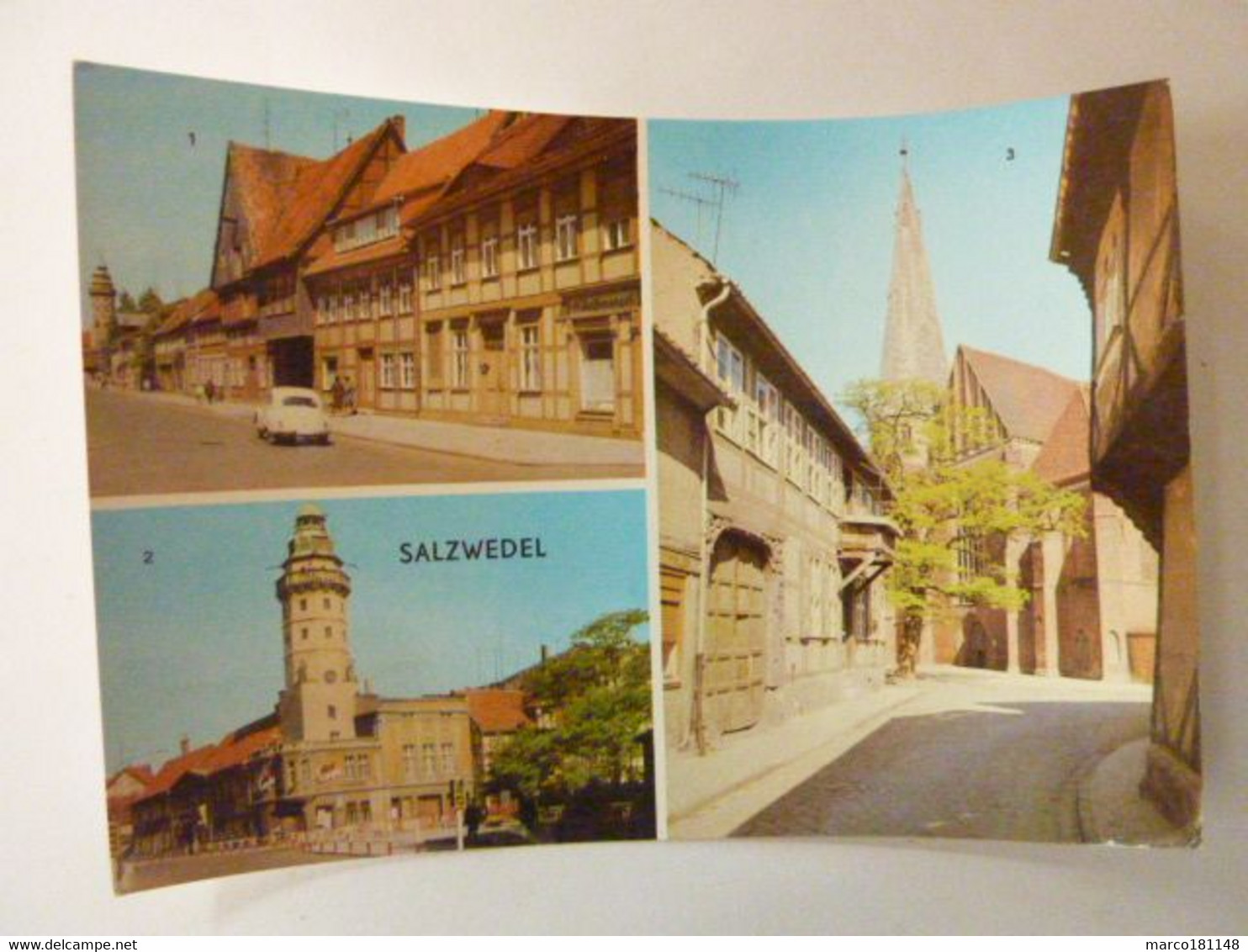 Salzwedel - Strasse Der Jugend, Hôtel Schwarzer Adler Und Turm Des Alten Rathauses, Schmiedestrasse - Salzwedel