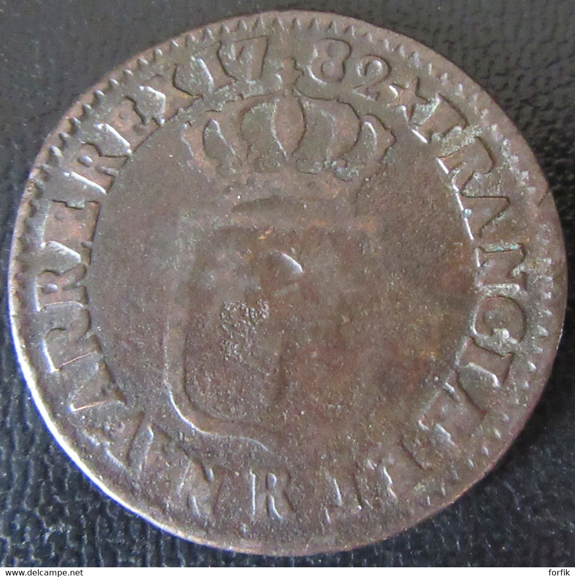 France - Monnaie Un Sol à L'Ecu Louis XVI 1782 R (Orléans) - 1774-1791 Luigi XVI