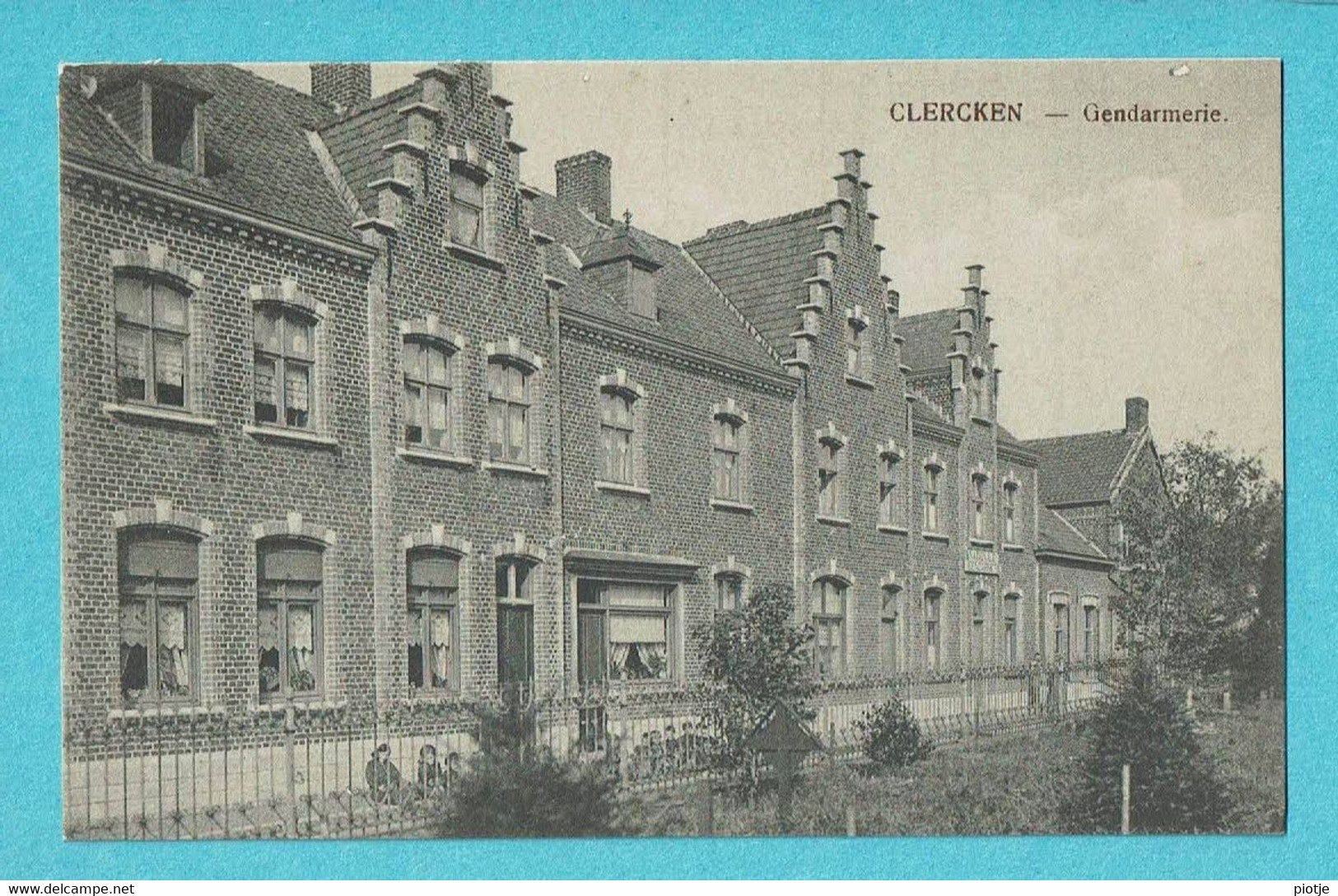 * Klerken - Clercken (Houthulst - West Vlaanderen) * Gendarmerie, Police, Caserne, Old, Rare, Unique, TOP - Houthulst