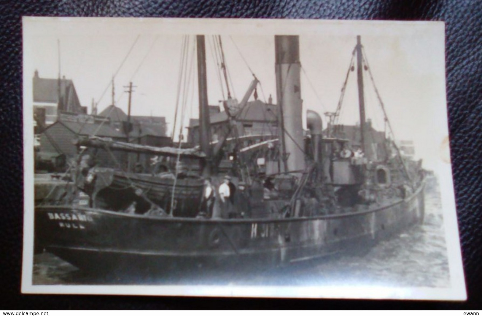 Angleterre -Carte-photo - Hull - Bateau " Bassiano"dans Le Port - Hull