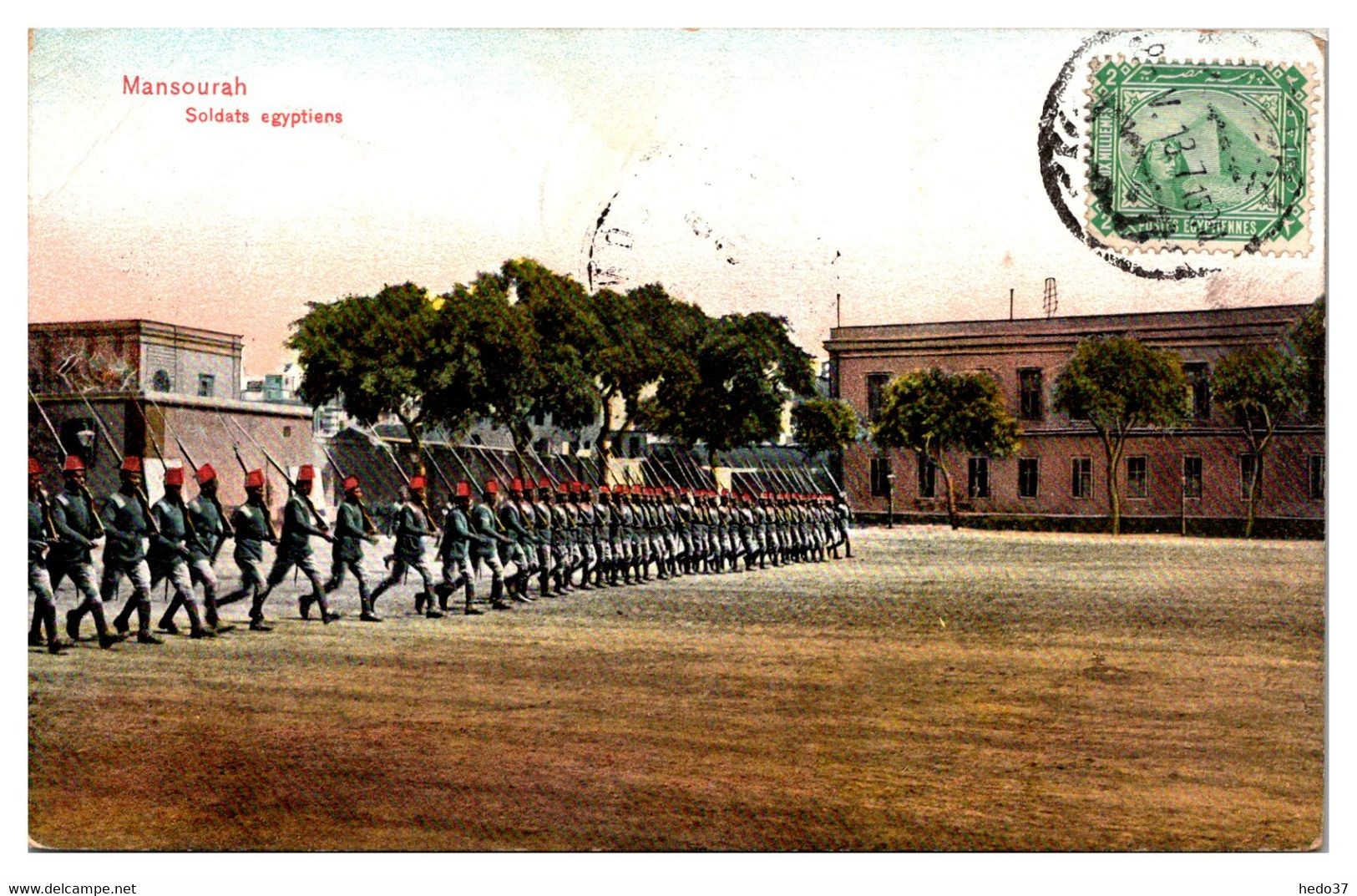 Egypte - Mansourah - Soldats égyptiens - Mansourah