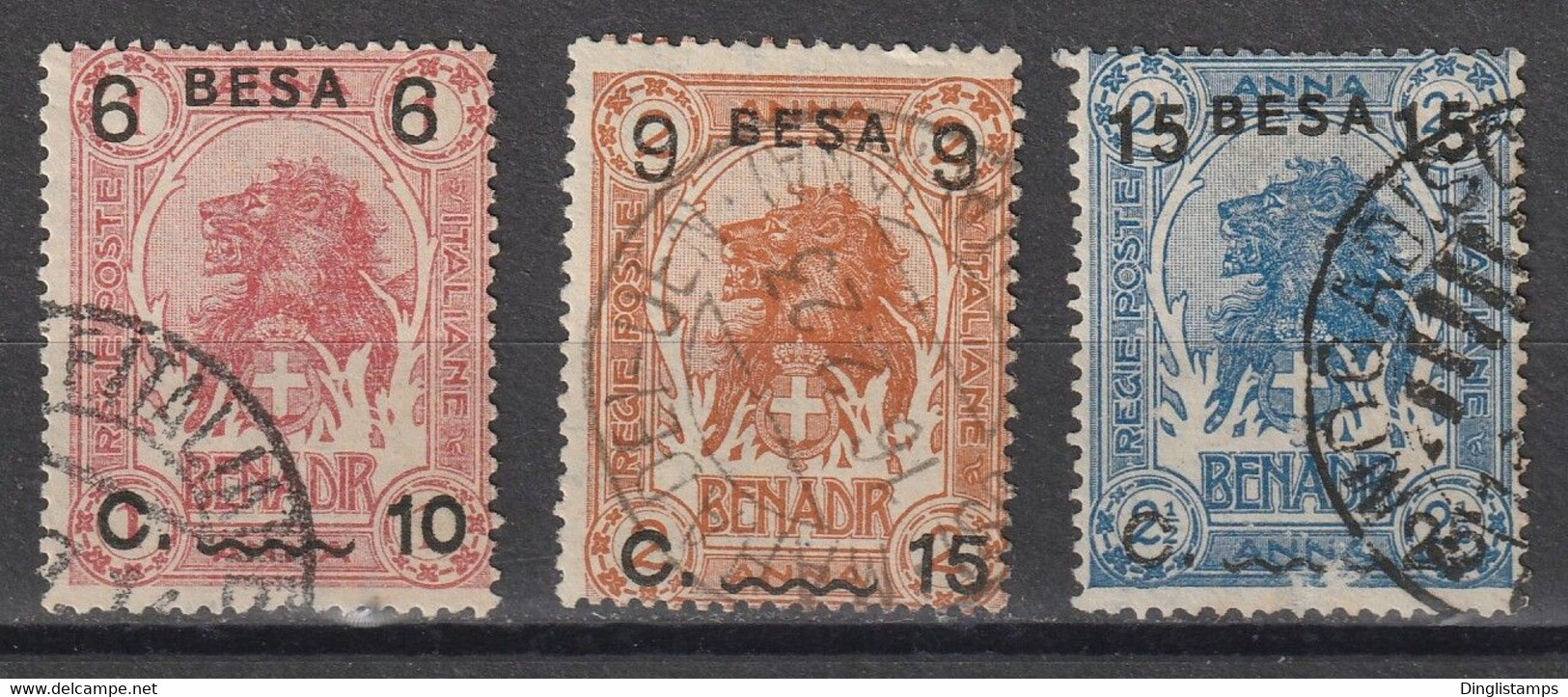 ITALIAN SOMALIA - 1922 OVERPRINTS - Somalië