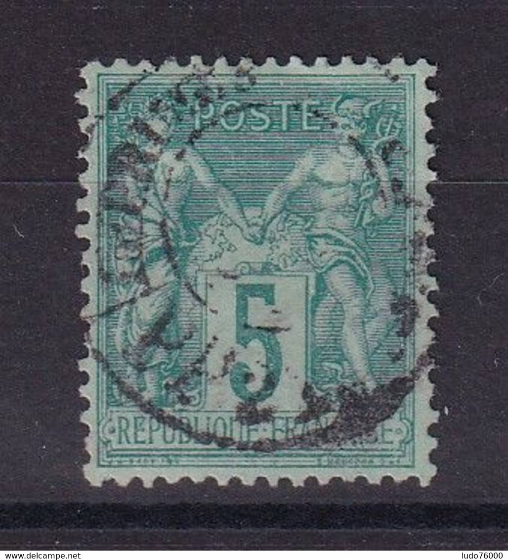 D 353 / LOT SAGE N° 75  JOUR DE L AN / CACHET A DATE SANS DATE - 1876-1898 Sage (Type II)