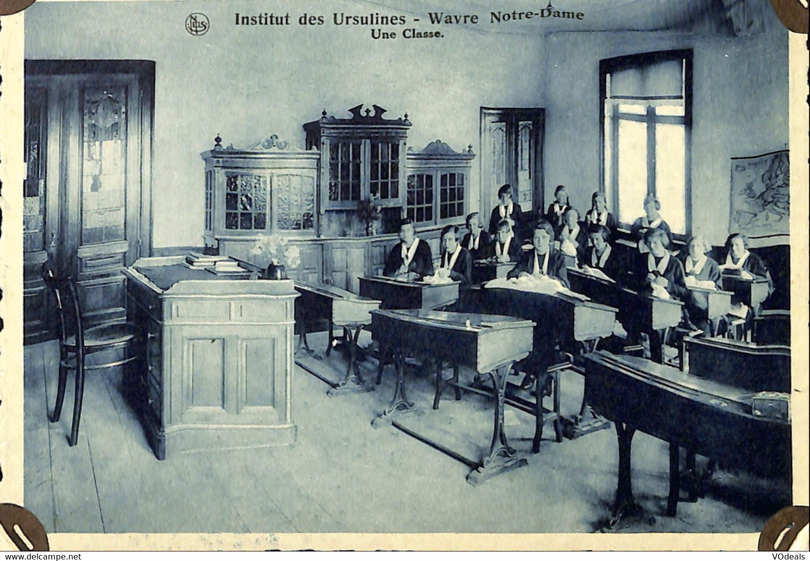 038 265 - CPA - Belgique - Institut Des Ursulines - Wavre Notre-Dame - Une Classe - Sint-Katelijne-Waver