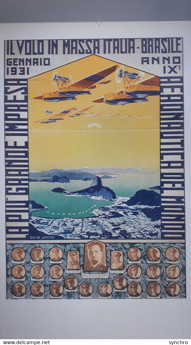 8  Célèbres Affiches D'aviation   Edition Atlas 1979 Format  42 Cm X35 Cm - Advertenties
