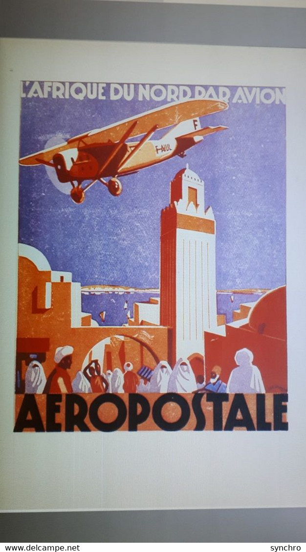 8  célèbres affiches d'aviation   edition Atlas 1979 format  42 cm x35 cm