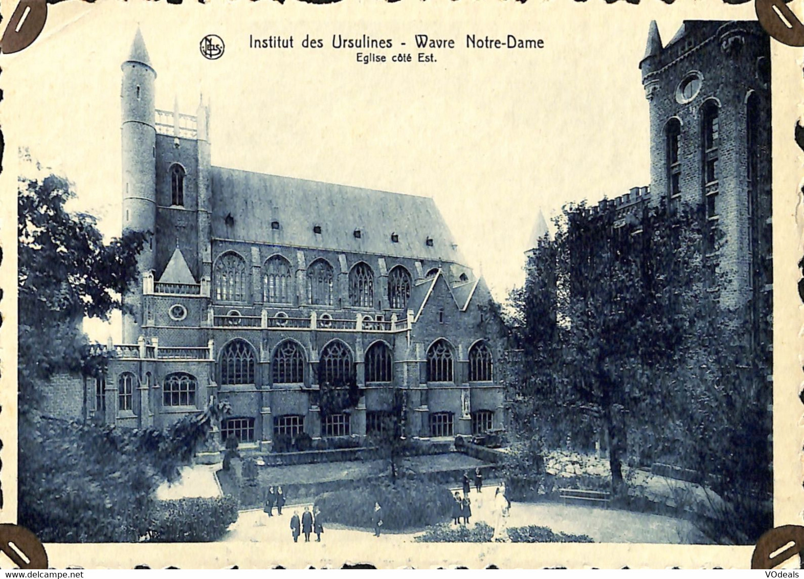 038 275 - CPA - Belgique - Institut Des Ursulines - Wavre Notre-Dame - Eglise Côté Est - Sint-Katelijne-Waver