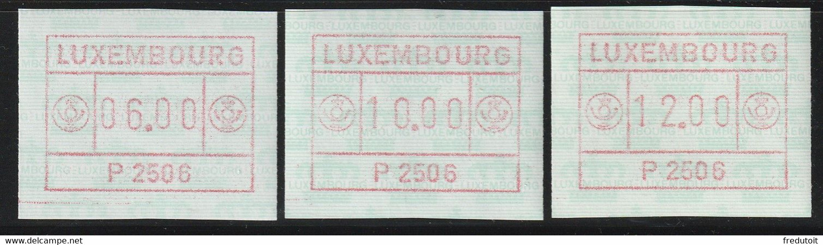 LUXEMBOURG - Timbres De Distributeurs - N°1 (1983) P2506 - Postage Labels