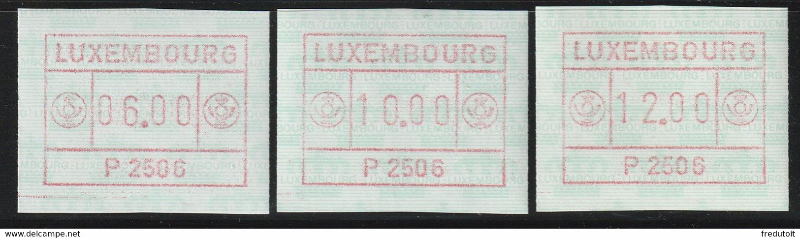 LUXEMBOURG - Timbres De Distributeurs - N°1 (1983) P2506 - Automatenmarken