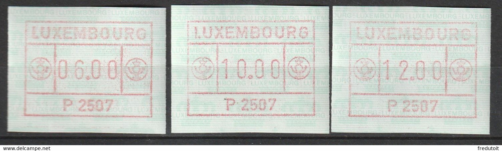 LUXEMBOURG - Timbres De Distributeurs - N°1 (1983) P2507 - Automatenmarken
