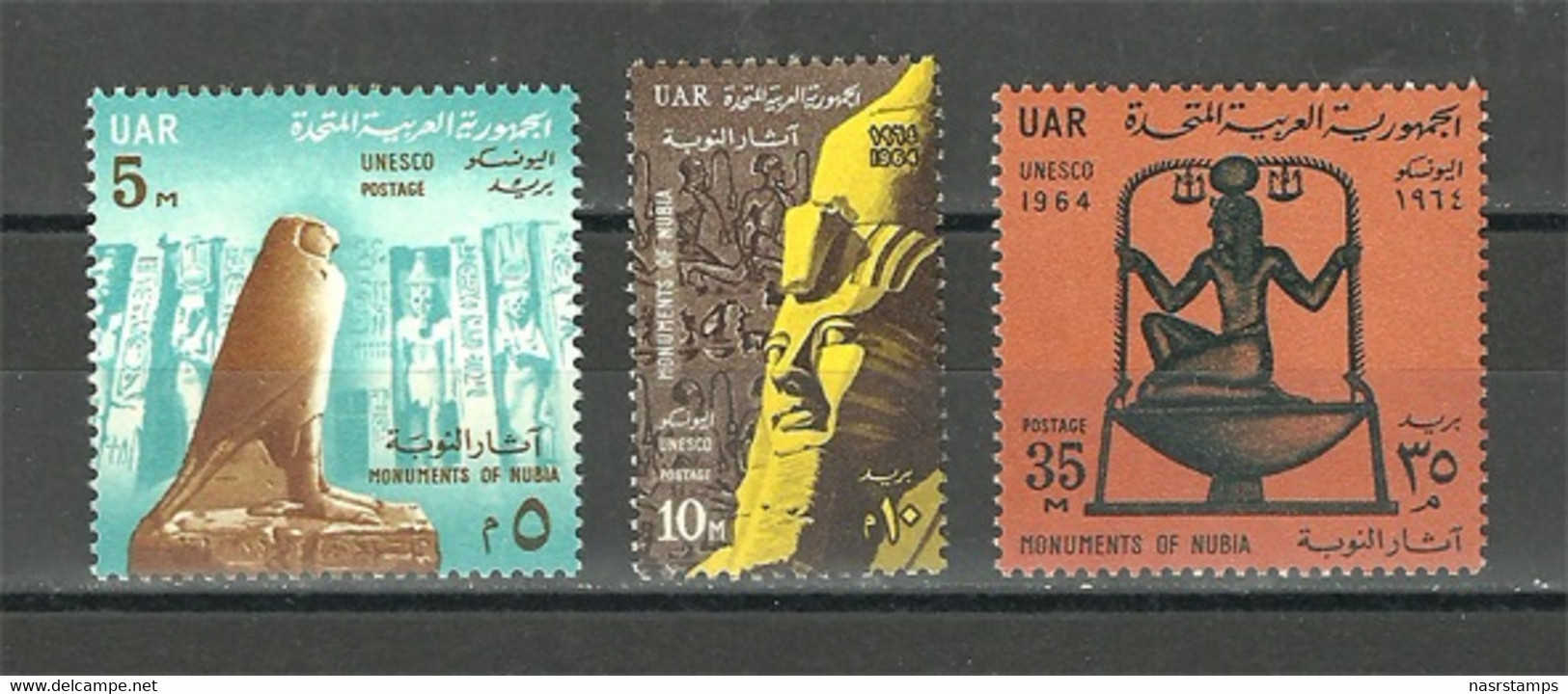 Egypt - 1964 - ( “Save The Monuments Of Nubia” Campaign ) - MNH (**) - Egyptology