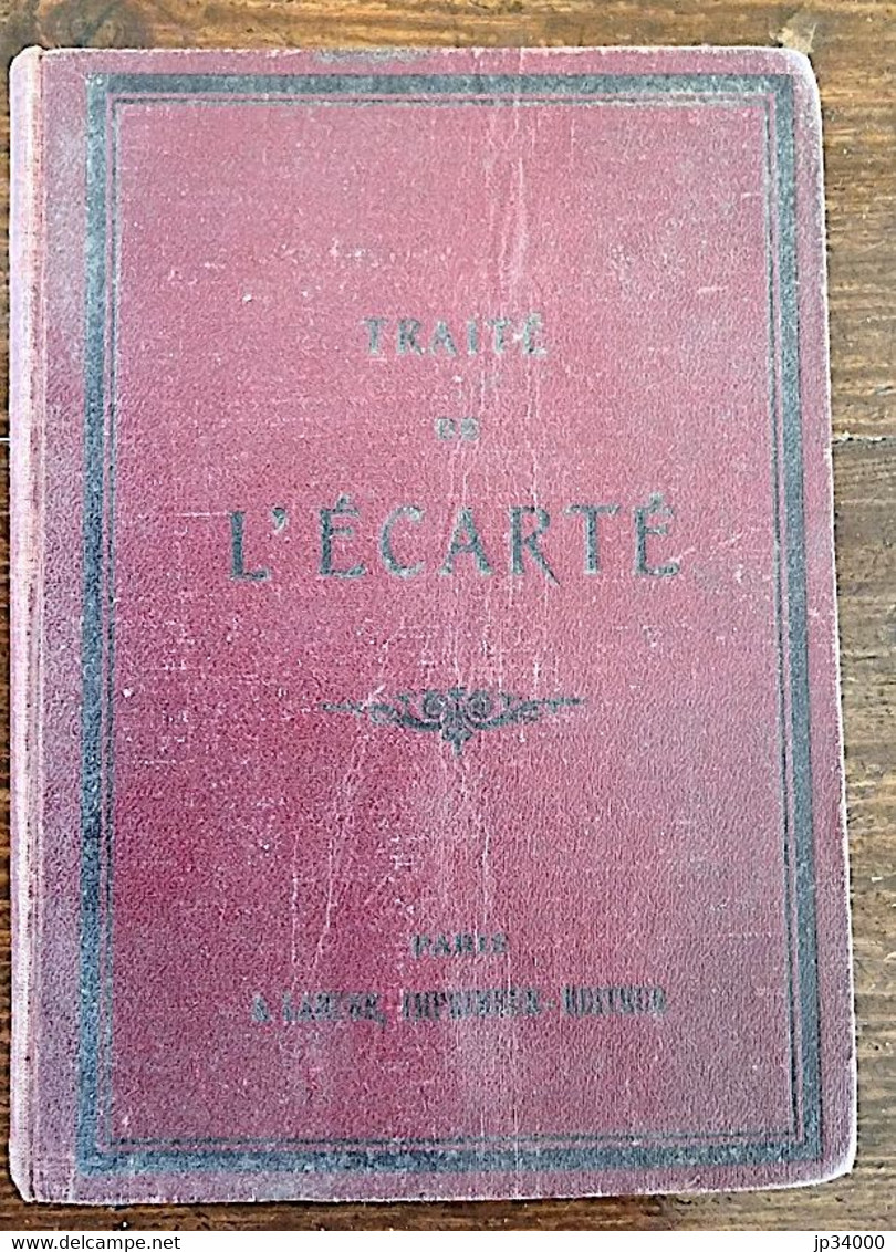 DORMOY Emile - Traité Mathématique De L'Ecarté. (1887) Jeux De Hasard, Cartes. - Juegos De Sociedad