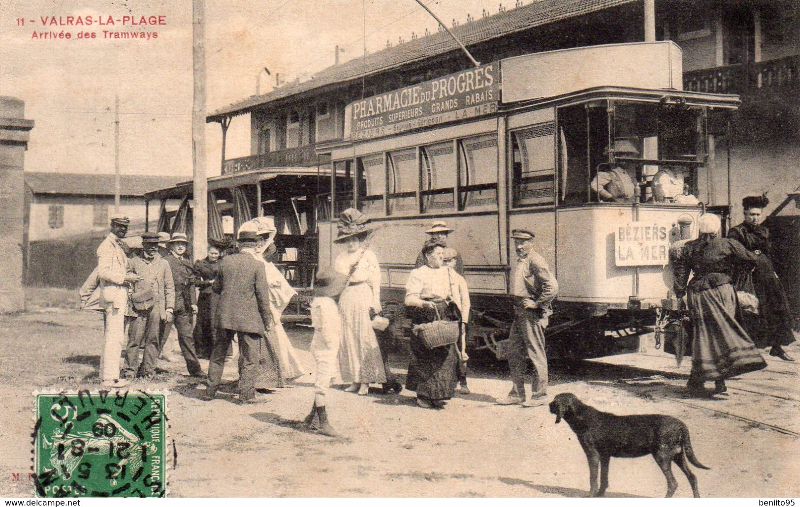 CPA De VALRAS La PLAGE - Arrivée Des TRAMWAYS. - Otros & Sin Clasificación