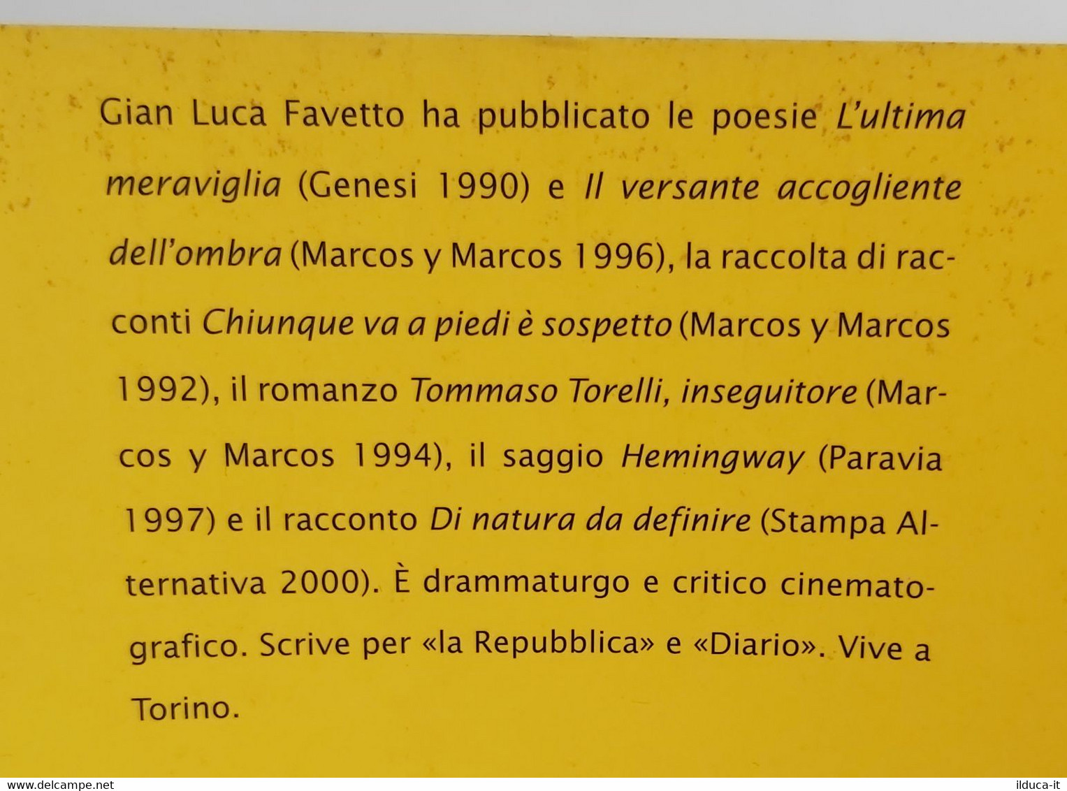 I104254 V Gian Luca Favetto - A Undici Metri Dalla Fine - Oscar Mondadori 2002 - Tales & Short Stories