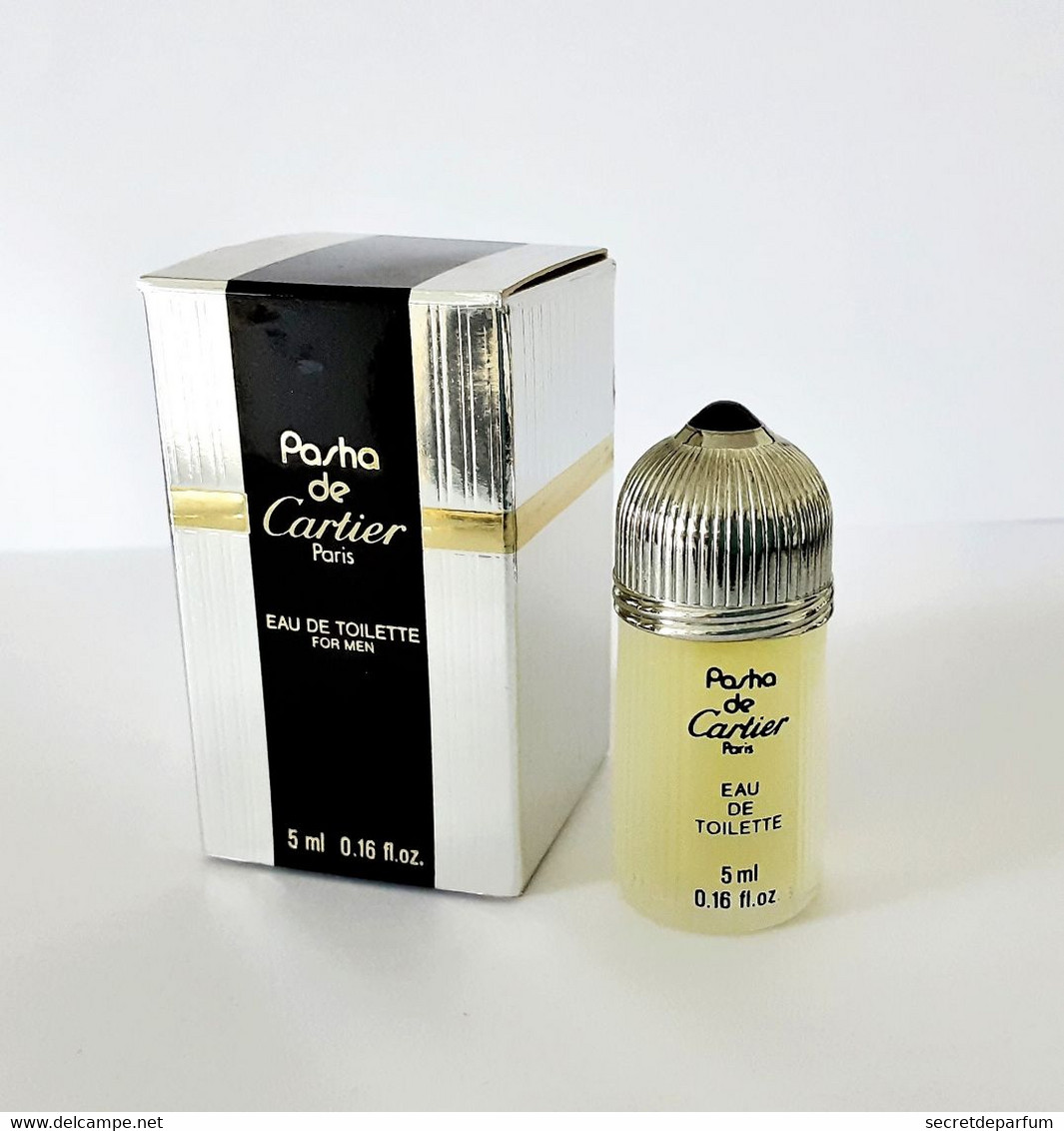 Miniatures De Parfum   PASHA  De CARTIER    EDT FOR MEN  5 Ml  + Boite - Miniaturas Hombre (en Caja)