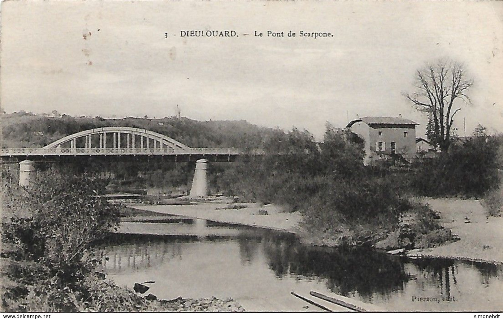 DIEULOUARD - Le Pont De Scarpone - Cliché Peu Courant - Dieulouard