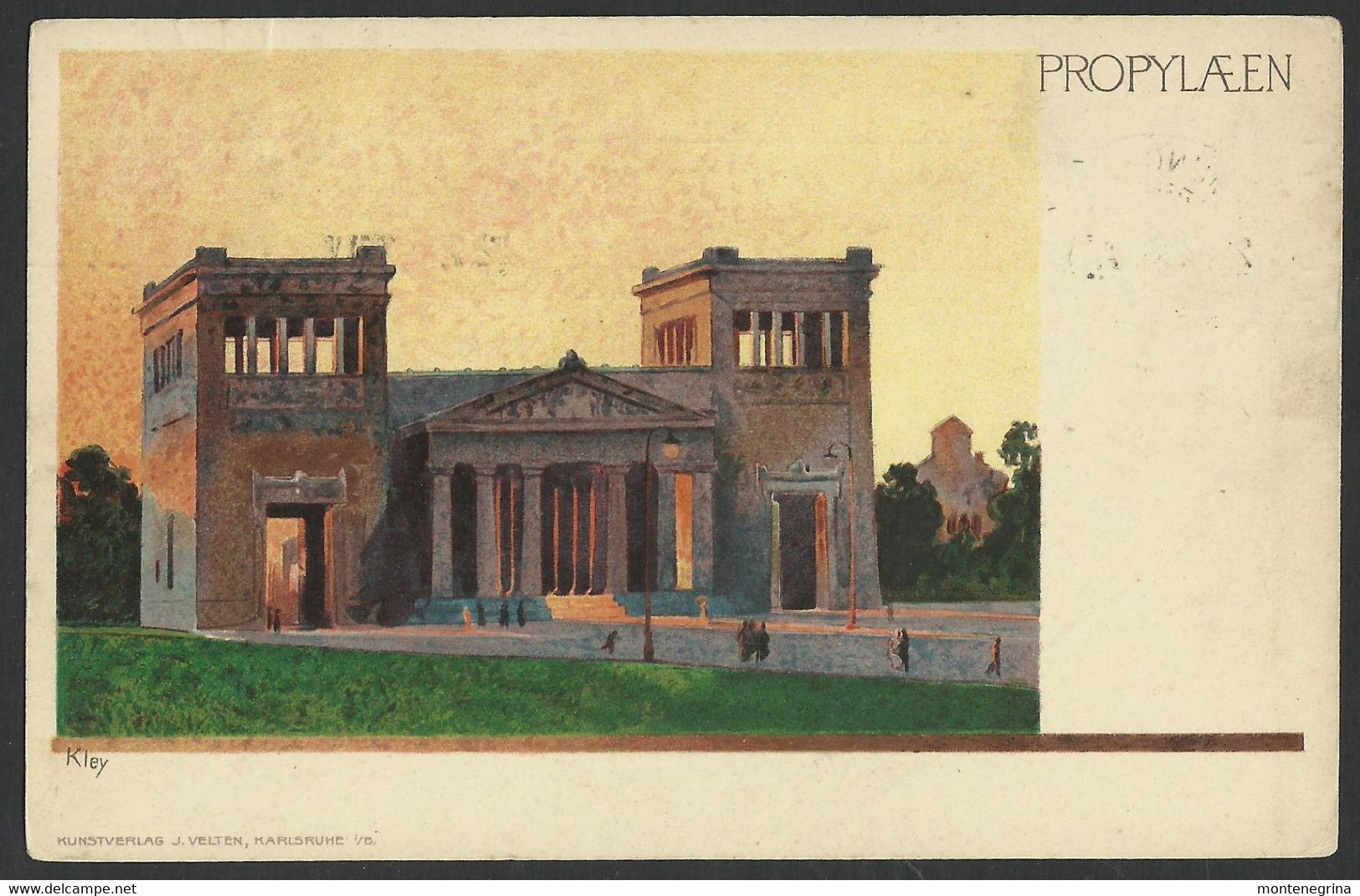 Germany Muenchen - PROPYLAEN - Artist Paul Kley - 1911 Old Postcard (see Sales Conditions) 05777 - Kley