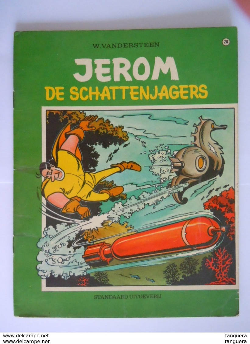 Jerom Nr 20 De Schattenjagers 1968 1 Ste Druk Vandersteen  Goede Staat - Jerom