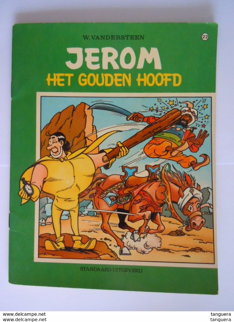 Jerom Nr 22 Het Gouden Hoofd 1969 1 Ste Druk Vandersteen Goede Staat - Jerom